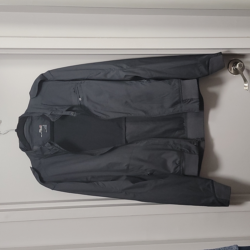 RLX  Ralph Lauren black large weather proof jacket